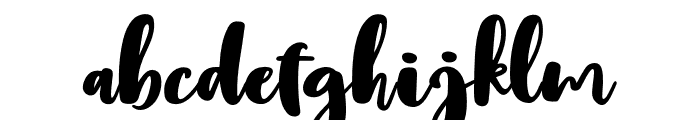 Shilfa Font LOWERCASE