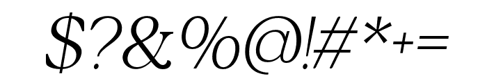 Shilmaz-Italic Font OTHER CHARS