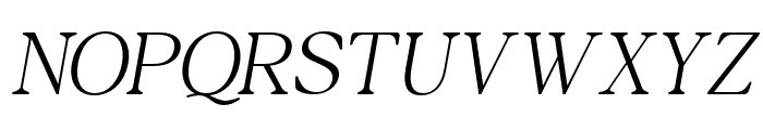 Shilmaz-Italic Font UPPERCASE