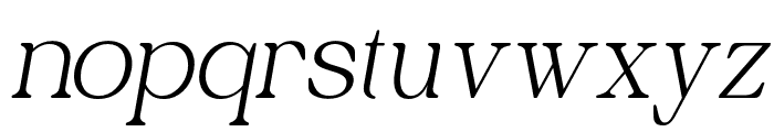 Shilmaz-Italic Font LOWERCASE