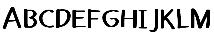 Shimmer-Regular Font UPPERCASE