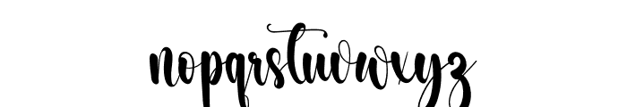 Shimmer Font LOWERCASE