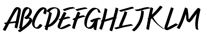 Shine Bright Italic Font UPPERCASE