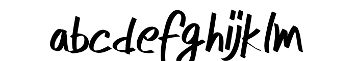 Shine Bright Italic Font LOWERCASE