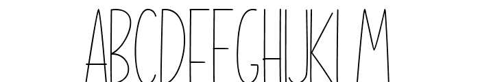 Shine Brighter Sans Font LOWERCASE