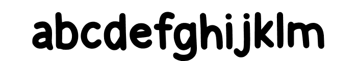 Shine Star Font LOWERCASE