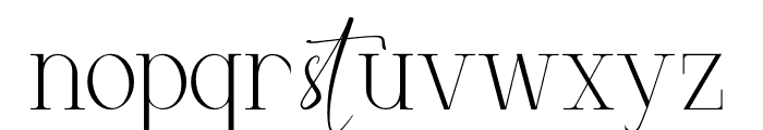 Shine Valley Font LOWERCASE
