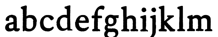ShineTypewriter-Regular Font LOWERCASE