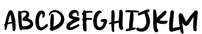 Shineday-Regular Font UPPERCASE