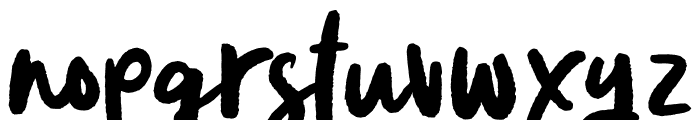Shineday-Regular Font LOWERCASE