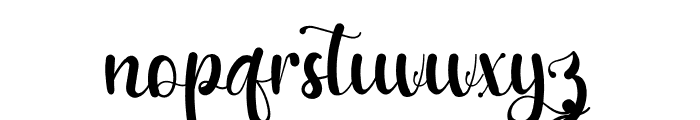 Shining  Nature Font LOWERCASE