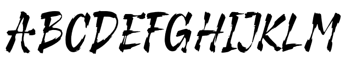 Shinkai Ink Font UPPERCASE