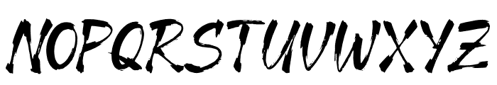 Shinkai Ink Font UPPERCASE