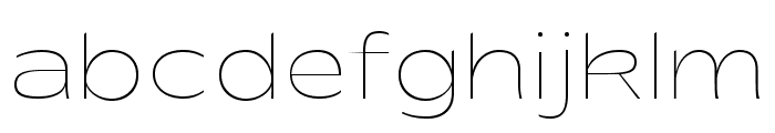 Shinko Sans Hairline Font LOWERCASE