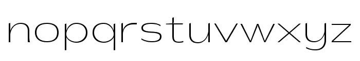 Shinko Sans Thin Font LOWERCASE