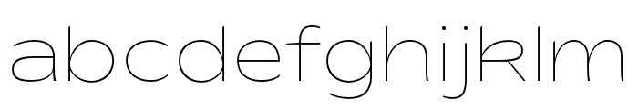 ShinkoSans-Hairline Font LOWERCASE