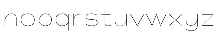 ShinkoSans-Hairline Font LOWERCASE