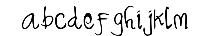 Shinly Font LOWERCASE