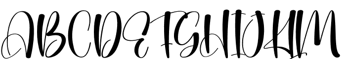 Shinny Font UPPERCASE