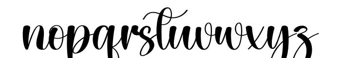 Shinny Font LOWERCASE