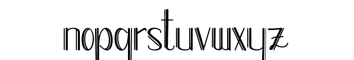 Shinthia Sans Font LOWERCASE