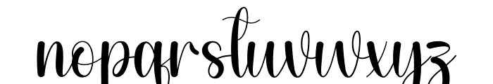 Shiny Beautifull Font LOWERCASE