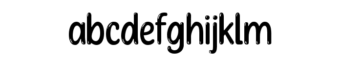 Shiny Flakes Regular Font LOWERCASE