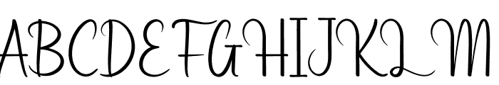 Shiny Love Font UPPERCASE