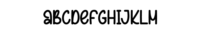 Shiny Morning Font UPPERCASE