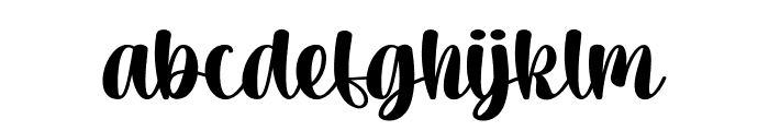 Shiny Squad Font LOWERCASE