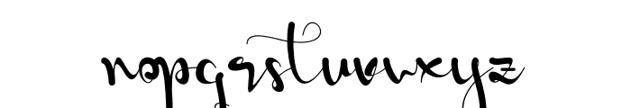 Shiny Valentine Font LOWERCASE