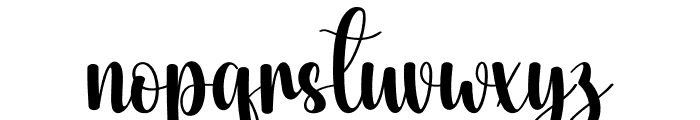 Shiny Wedding Font LOWERCASE