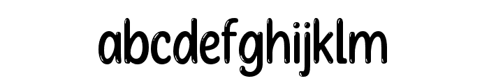 ShinyFlakes-Regular Font LOWERCASE