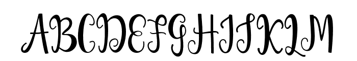 Shirley Font UPPERCASE