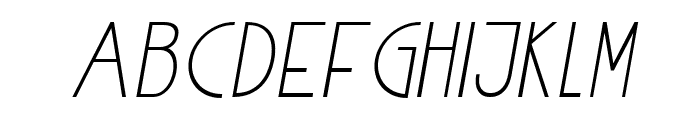 Shoal Medium Oblique Font LOWERCASE