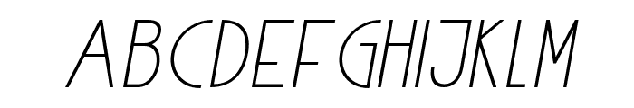 Shoal-MediumOblique Font LOWERCASE