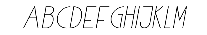 Shoal-Oblique Font LOWERCASE