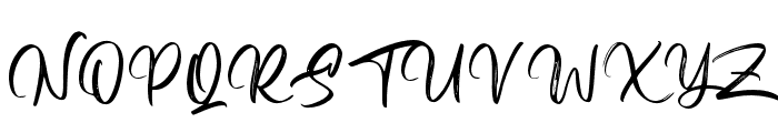 Shoburg-Regular Font UPPERCASE