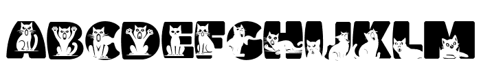 Shock Cat Font UPPERCASE