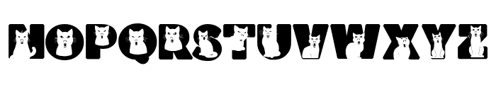 Shock Cat Font UPPERCASE