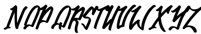 Shock Force Font UPPERCASE