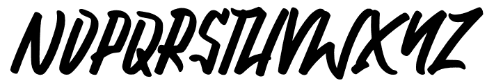 Shock Force Font LOWERCASE