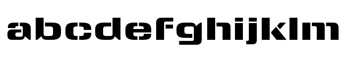 Shock Surgent Font LOWERCASE