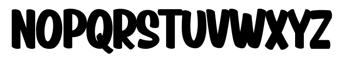 Shockbump Bold Script Font UPPERCASE
