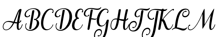 ShockingScript-Light Font UPPERCASE