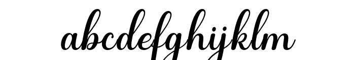ShockingScript-Light Font LOWERCASE