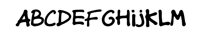 ShoegazeRegular Font LOWERCASE