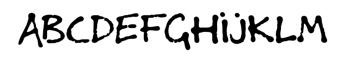 ShoegazeTexturedAlt01 Font LOWERCASE