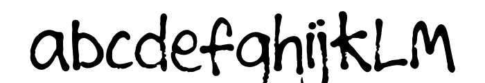 ShoegazeTexturedAlt02 Font LOWERCASE