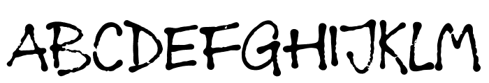 ShoegazeTexturedAlt03 Font UPPERCASE